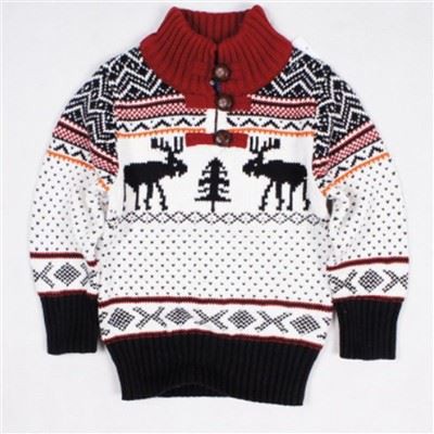 Maglione a collo alto per bambini LED Christmas